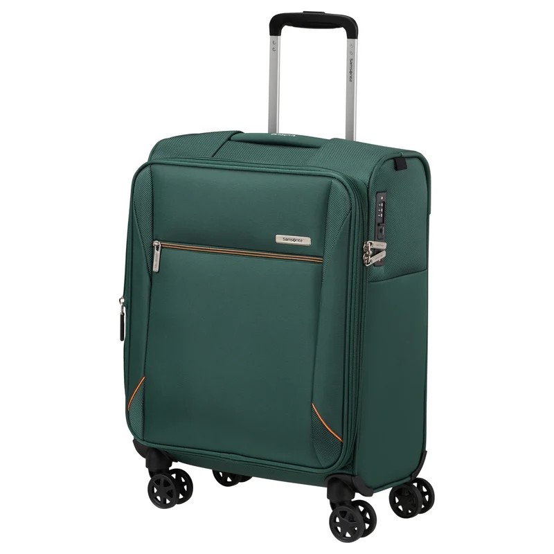 Samsonite Base Breeze - Trolley de cabina de 4 ruedas 55 cm expandible (dark green)