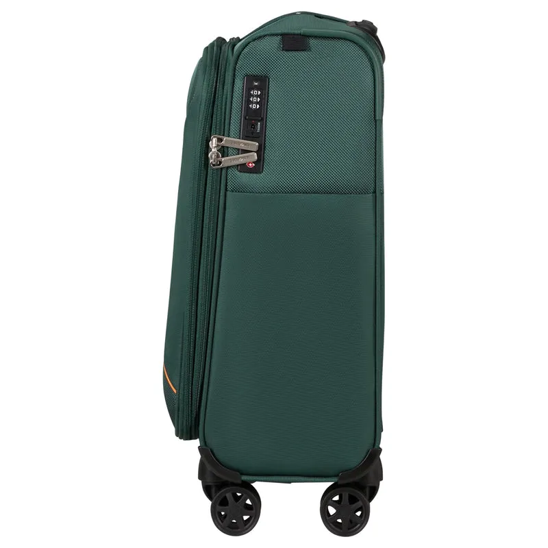 Samsonite Base Breeze - Trolley de cabina de 4 ruedas 55 cm expandible (dark green)