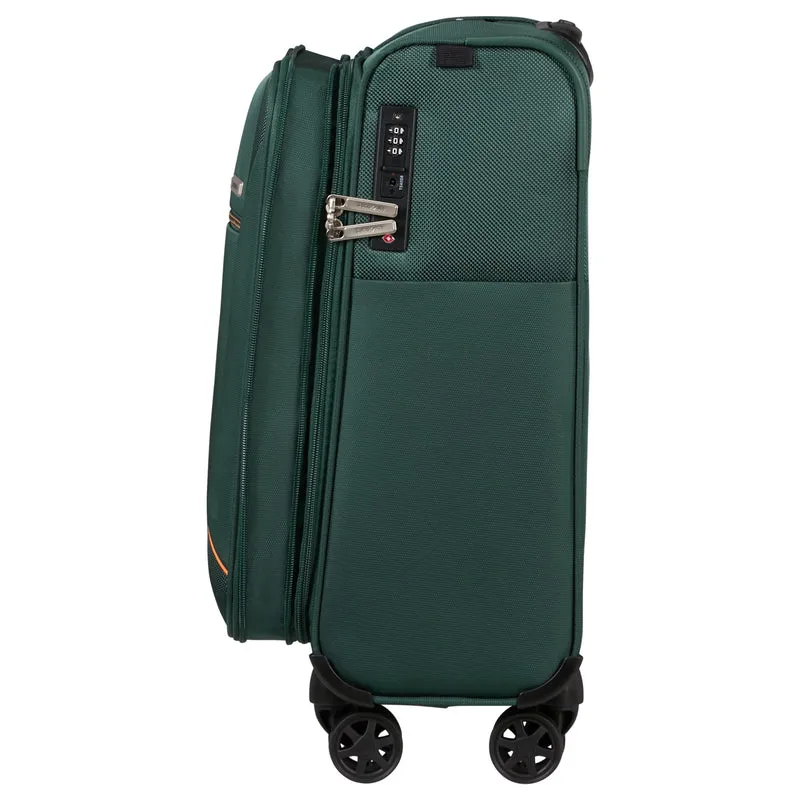 Samsonite Base Breeze - Trolley de cabina de 4 ruedas 55 cm expandible (dark green)