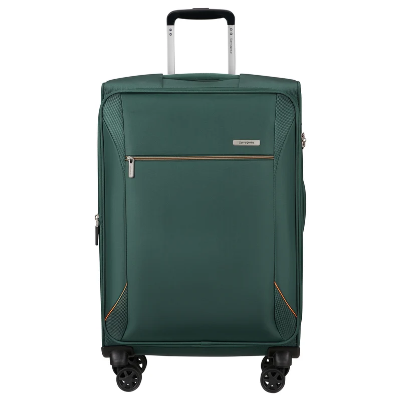 Samsonite Base Breeze - Trolley de 4 ruedas 67 cm expandible (dark green)