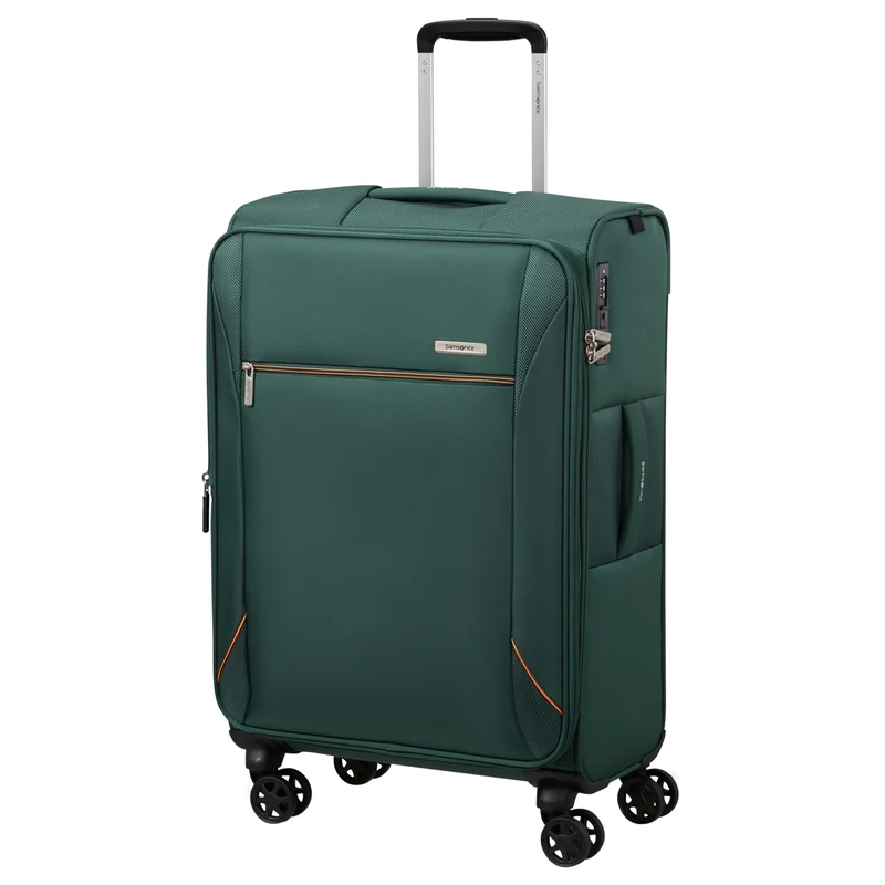 Samsonite Base Breeze - Trolley de 4 ruedas 67 cm expandible (dark green)