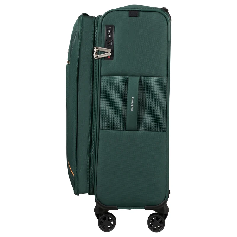 Samsonite Base Breeze - Trolley de 4 ruedas 67 cm expandible (dark green)