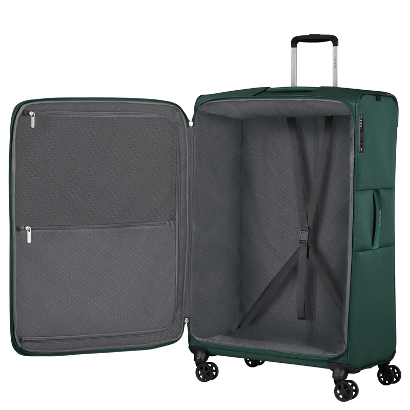 Samsonite Base Breeze - Trolley de 4 ruedas 78 cm expandible (dark green)