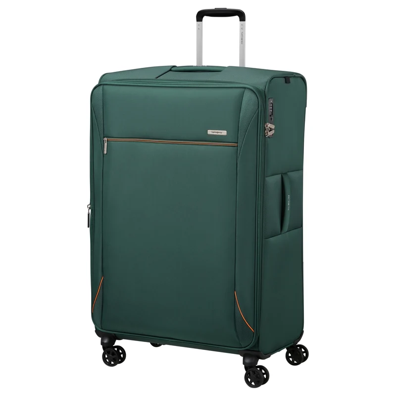 Samsonite Base Breeze - Trolley de 4 ruedas 81 cm expandible (dark green)