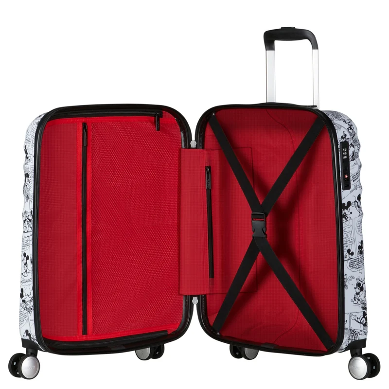 American Tourister Wavebreaker Disney - Trolley de cabina con 4 ruedas 55 cm (weiß)