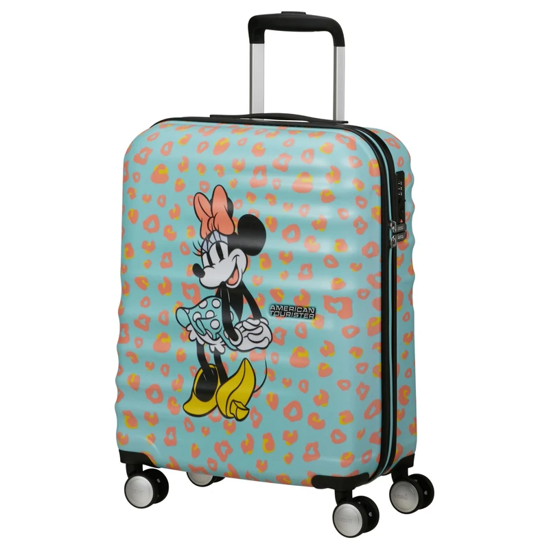 American Tourister Wavebreaker Disney - Trolley de cabina con 4 ruedas 55 cm (bunt/print)