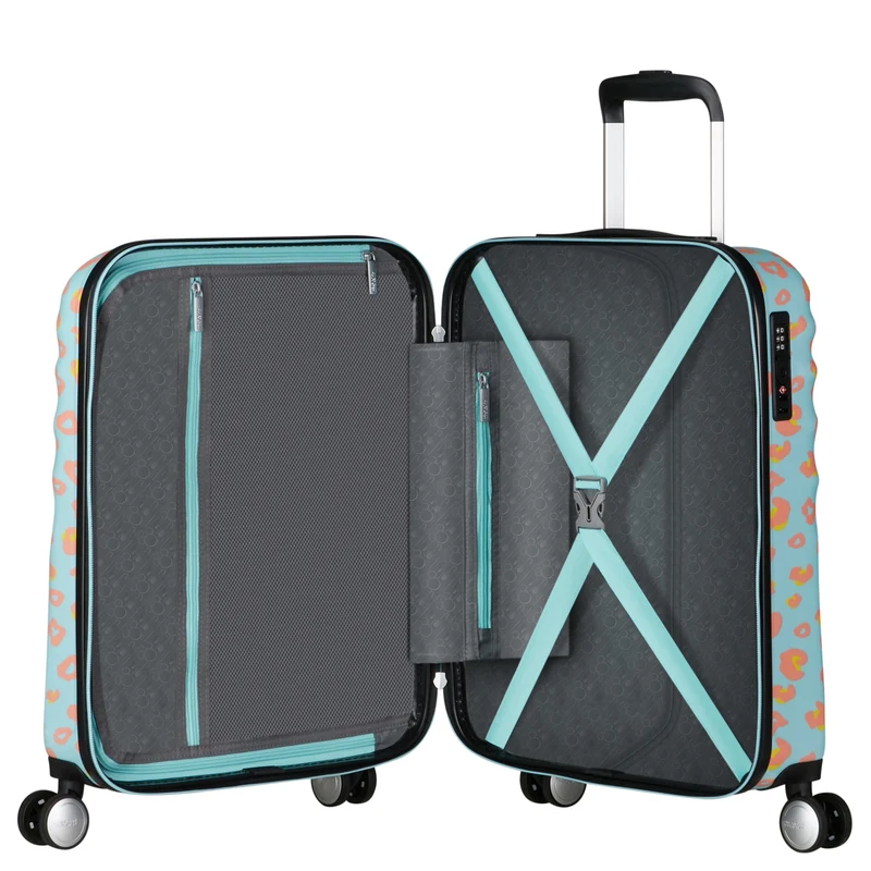 American Tourister Wavebreaker Disney - Trolley de cabina con 4 ruedas 55 cm (bunt/print)