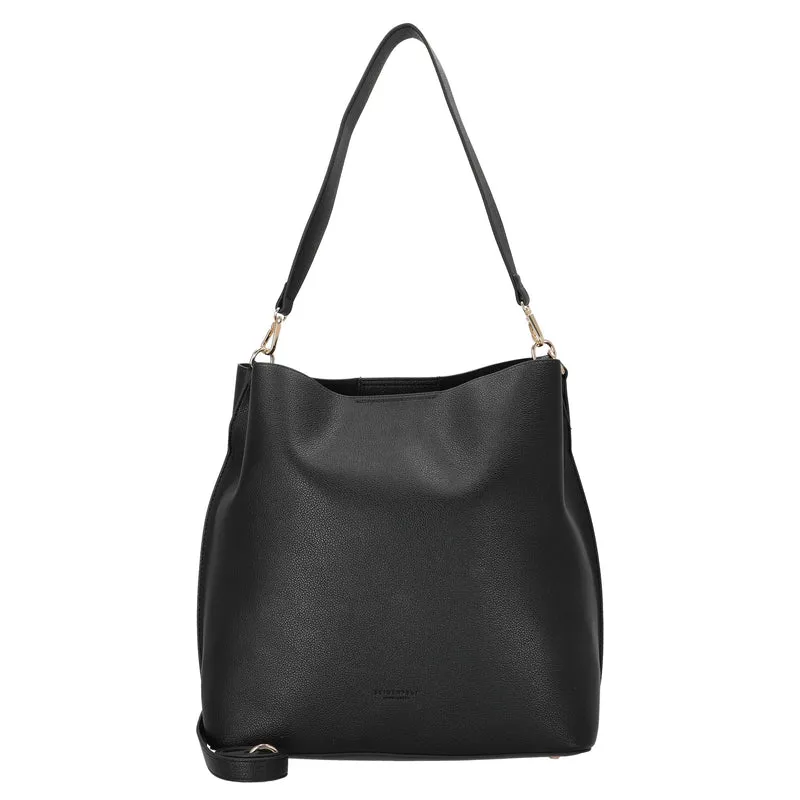 Seidenfelt Meloy Hobo - Bolso de hombro (black)