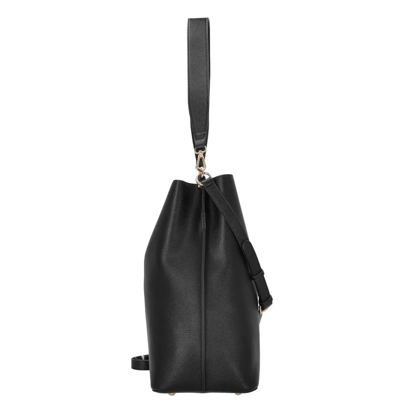 Seidenfelt Meloy Hobo - Bolso de hombro (black)