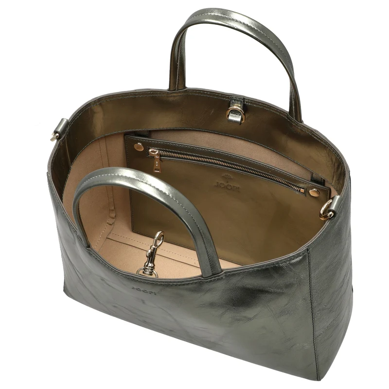 Joop Metallico Elea - Bolso de mano 35 cm (burnt olive)