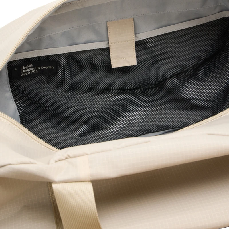 Haglöfs Tight Duffle 50 - Bolsa de viaje 55 cm (chalk beige/true black)