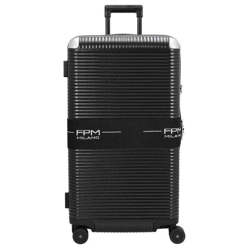 FPM Milano Bank Zip Deluxe Trunk on Wheels M - Trolley de 4 ruedas M 73 cm (eclipse black)