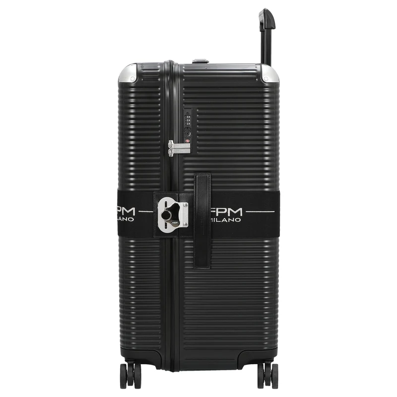 FPM Milano Bank Zip Deluxe Trunk on Wheels M - Trolley de 4 ruedas M 73 cm (eclipse black)
