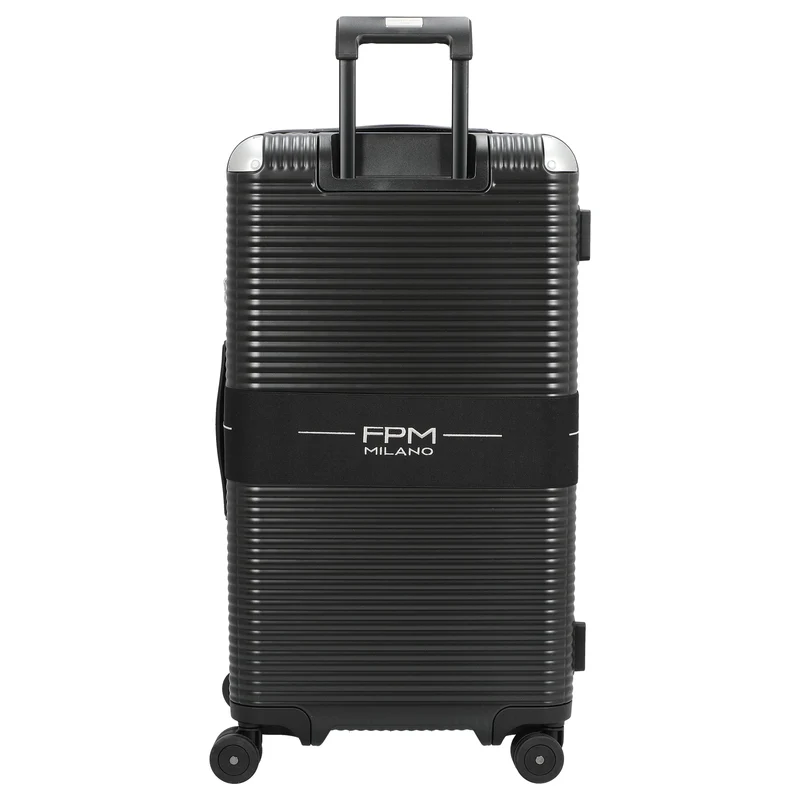 FPM Milano Bank Zip Deluxe Trunk on Wheels M - Trolley de 4 ruedas M 73 cm (eclipse black)