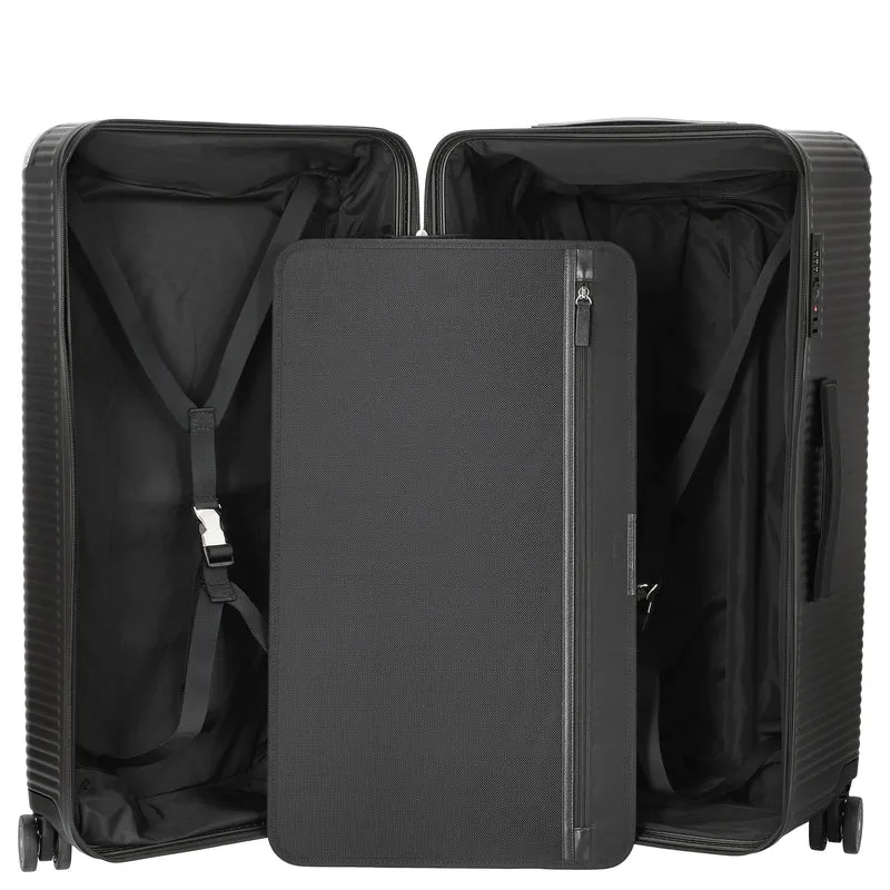 FPM Milano Bank Zip Deluxe Trunk on Wheels M - Trolley de 4 ruedas M 73 cm (eclipse black)