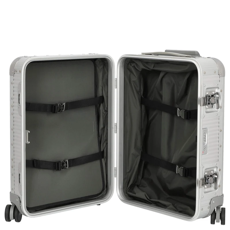 FPM Milano Bank S aluminum Spinner 55 M - Trolley de cabina con 4 ruedas 53 cm (moonlight silver)