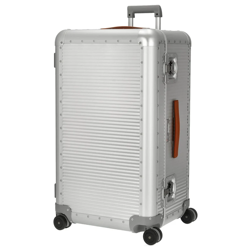 FPM Milano Bank aluminum Trunk on Wheels - Trolley de 4 ruedas 75,5 cm (moonlight silver)