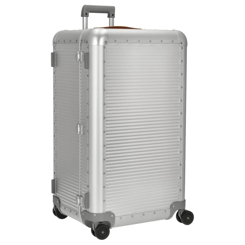 FPM Milano Bank aluminum Trunk on Wheels - Trolley de 4 ruedas 75,5 cm (moonlight silver)