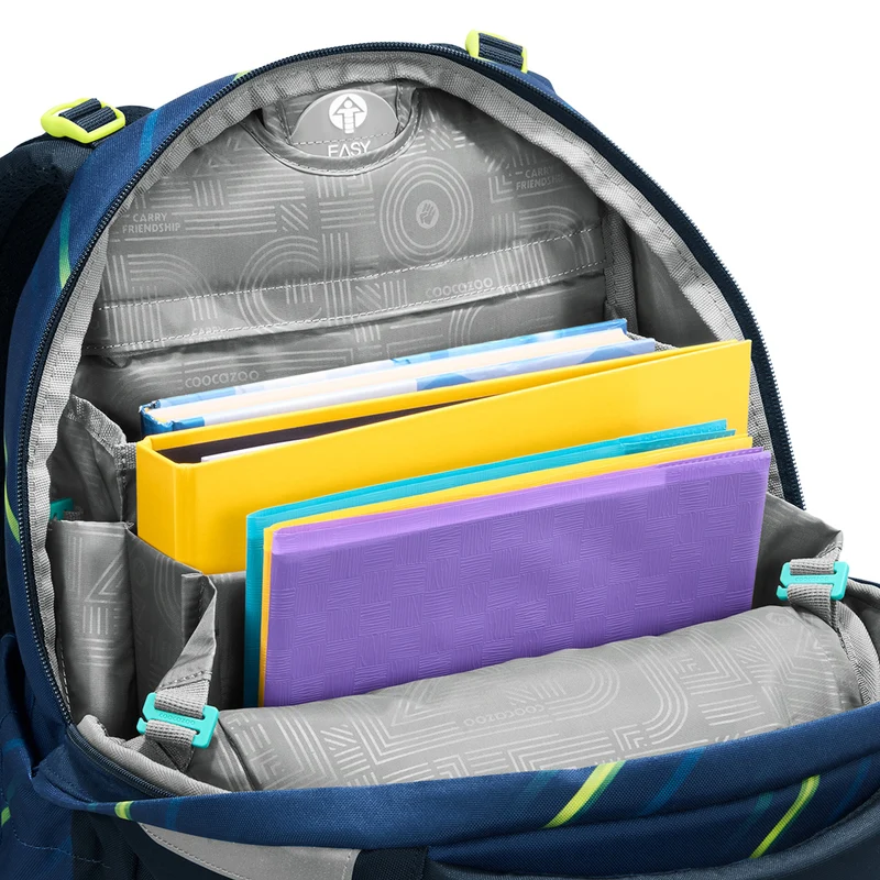 Coocazoo Mate - Mochila escolar 48 cm (Fast Lime)