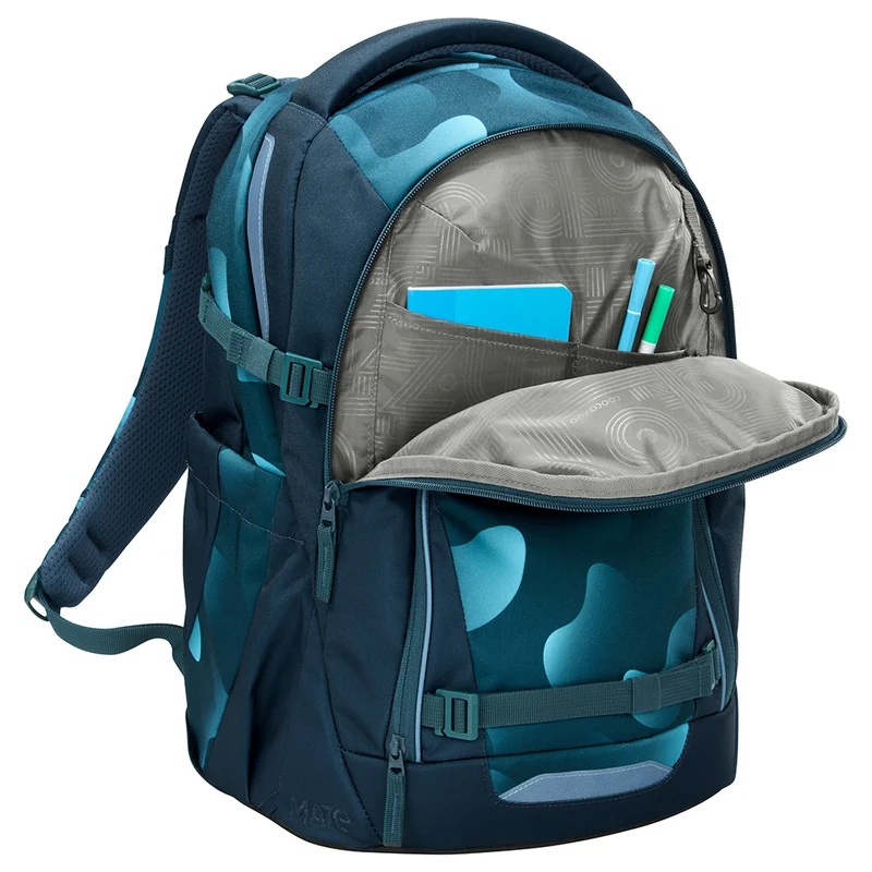 Coocazoo Mate - Mochila escolar 48 cm (Aqua Flow)
