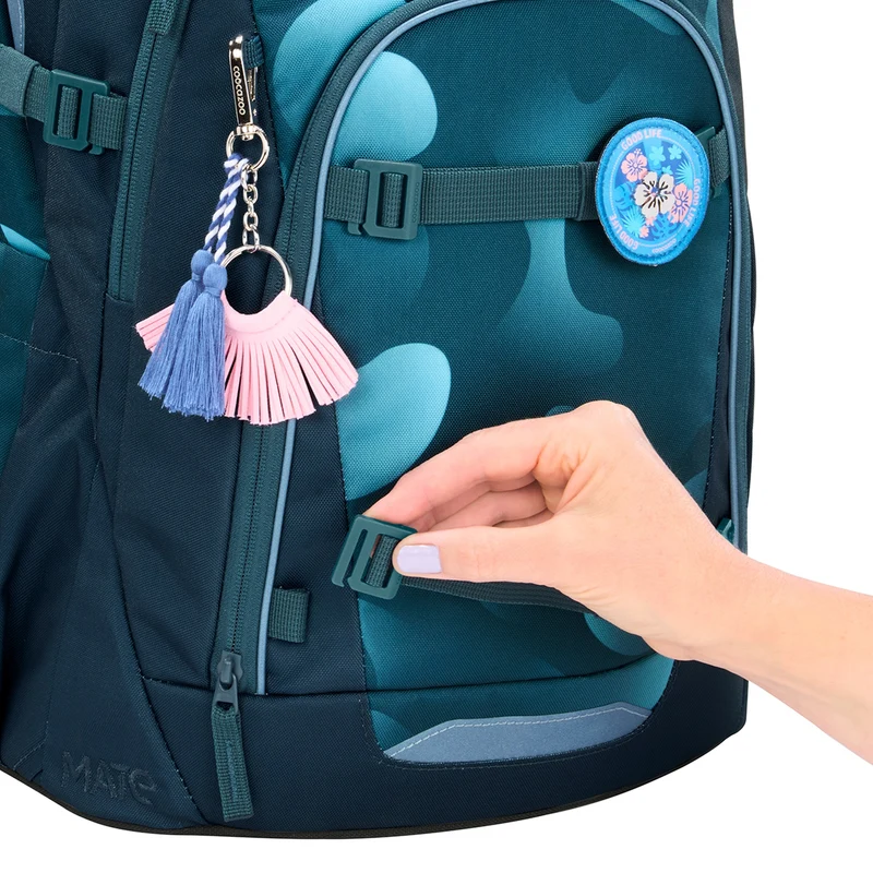 Coocazoo Mate - Mochila escolar 48 cm (Aqua Flow)