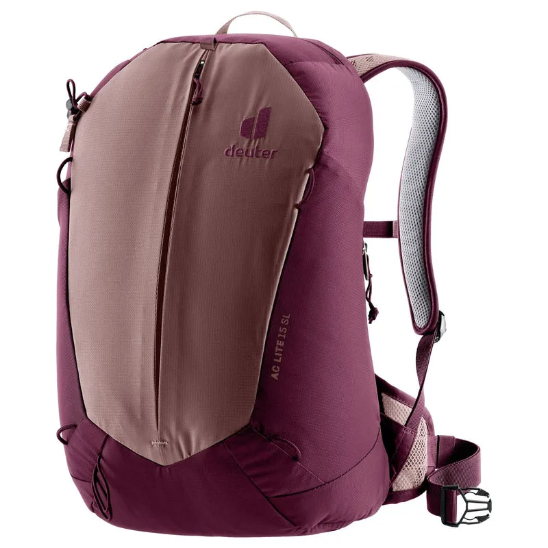 Deuter AC Lite 15 SL - Mochila de senderismo para mujer 44 cm (ashrose-cassis)