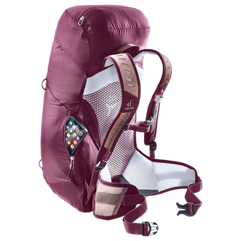 Deuter AC Lite 22 SL - Mochila de senderismo para mujer 56 cm (ashrose-cassis)