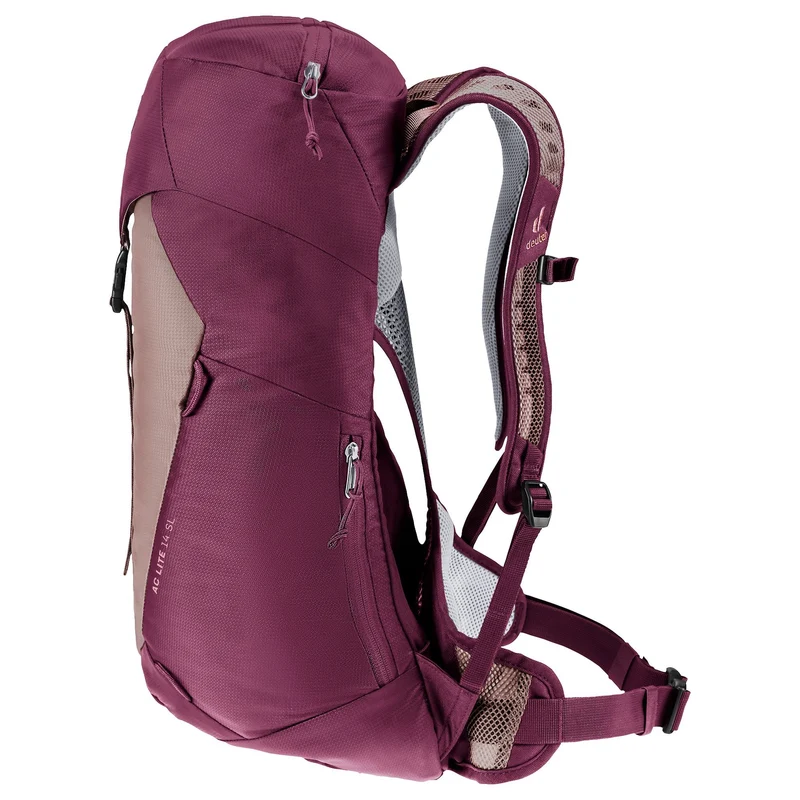 Deuter AC Lite 14 SL - Mochila de senderismo para mujer 54 cm (ashrose-cassis)