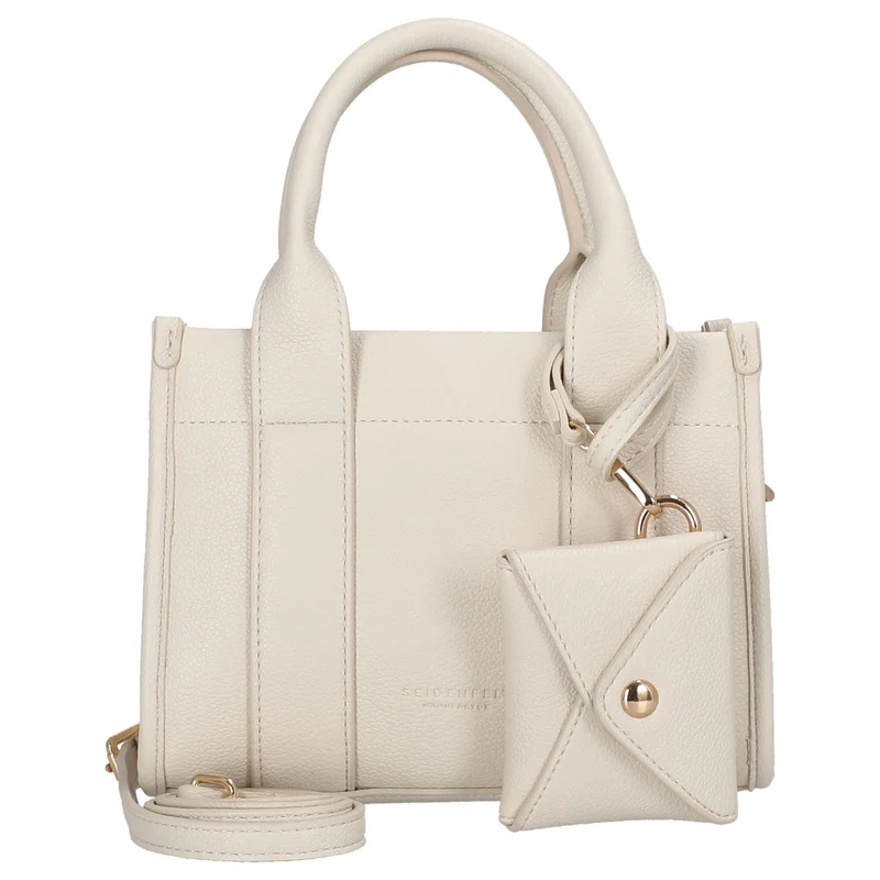 Seidenfelt Meloy Mini Tote - Bolso de mano 20 cm (soft cream)