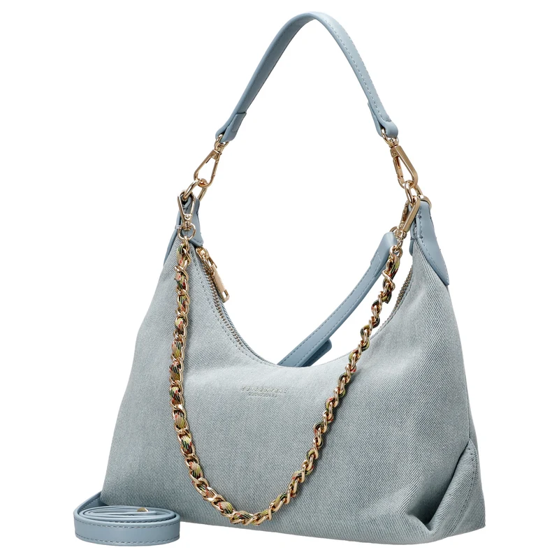 Seidenfelt Huuvari Hobo - Bolso bandolera (denim in blue)