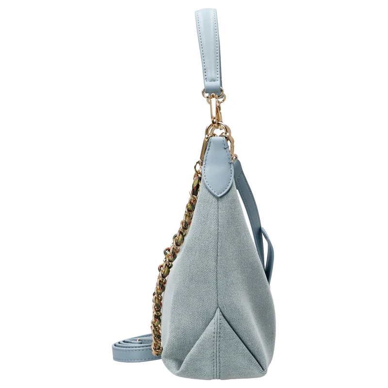 Seidenfelt Huuvari Hobo - Bolso bandolera (denim in blue)
