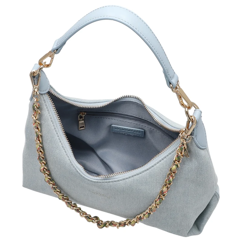 Seidenfelt Huuvari Hobo - Bolso bandolera (denim in blue)