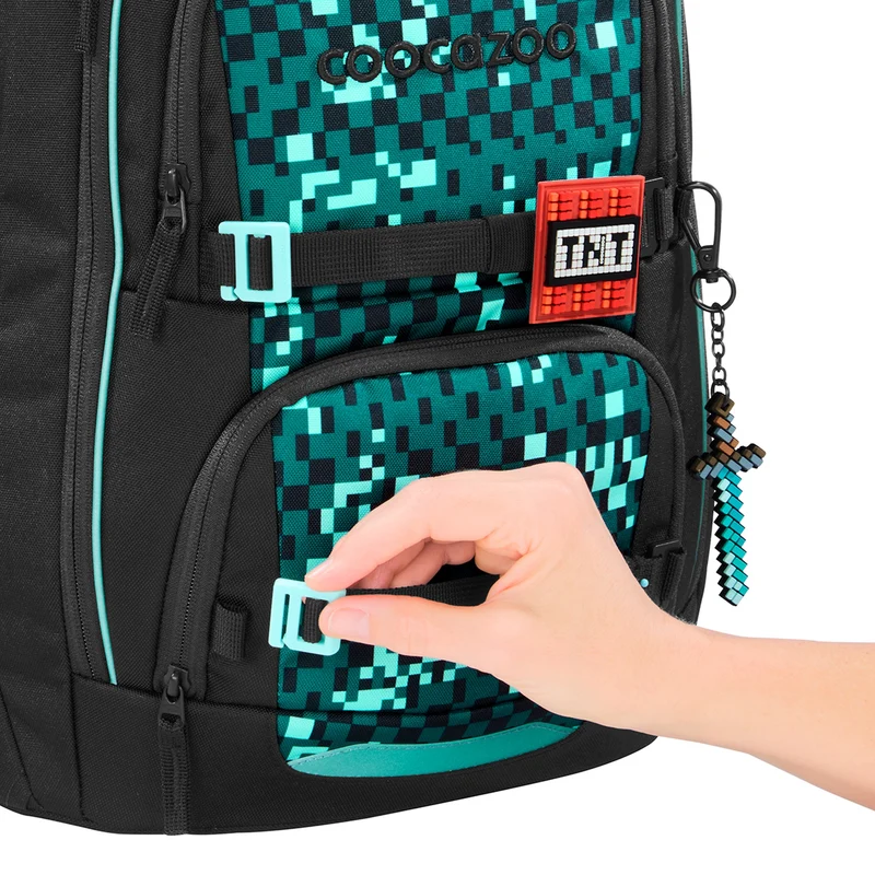 Coocazoo Porter - Mochila escolar 44 cm (Picel Blox)