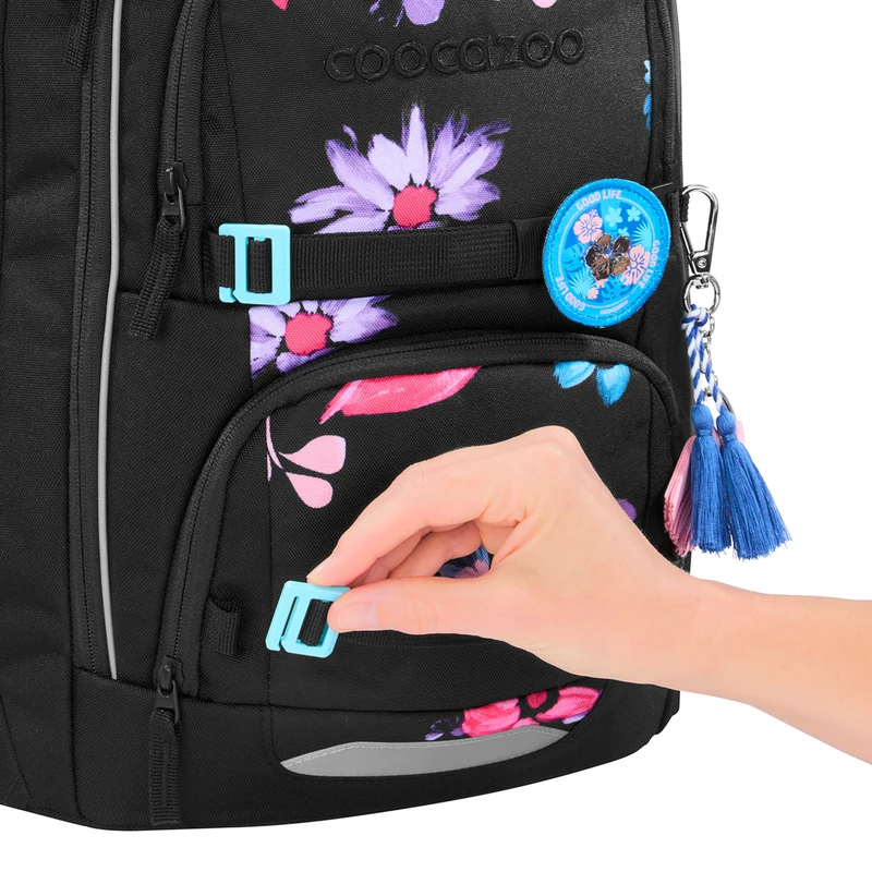 Coocazoo Porter - Mochila escolar 44 cm (Floral Artnight)