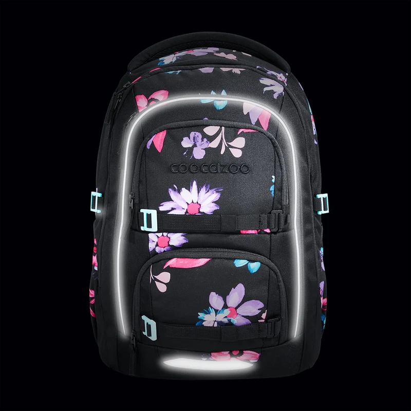 Coocazoo Porter - Mochila escolar 44 cm (Floral Artnight)