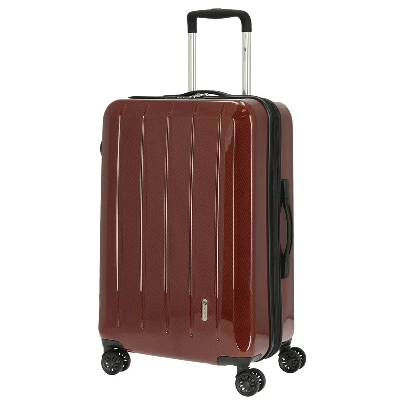 CHECK.IN London 2.0 - Trolley de 4 ruedas 67 cm (carbon rot)