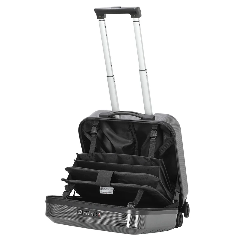 CHECK.IN London 2.0 - Trolley de negocios con 4 ruedas 17" 46 cm (black)