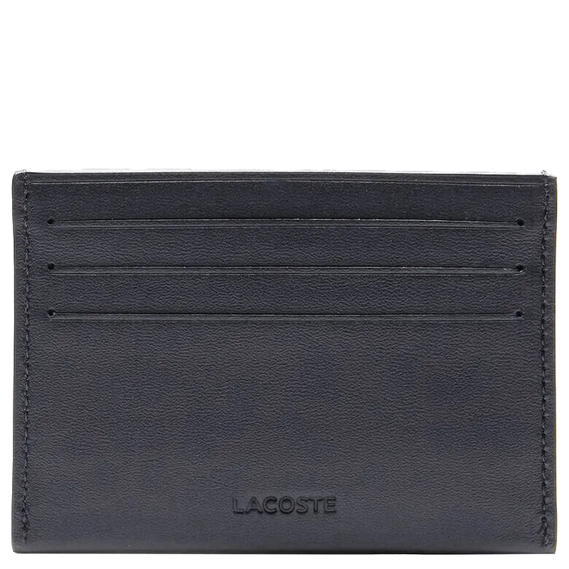 Lacoste FG - Tarjetero de cuero 6 cc 11 cm (blue)