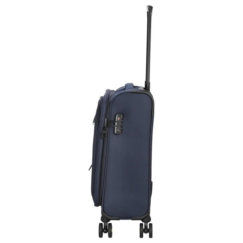 D&N Travel Line 9704 - Trolley de cabina con 4 ruedas S 55 cm (dark blue)
