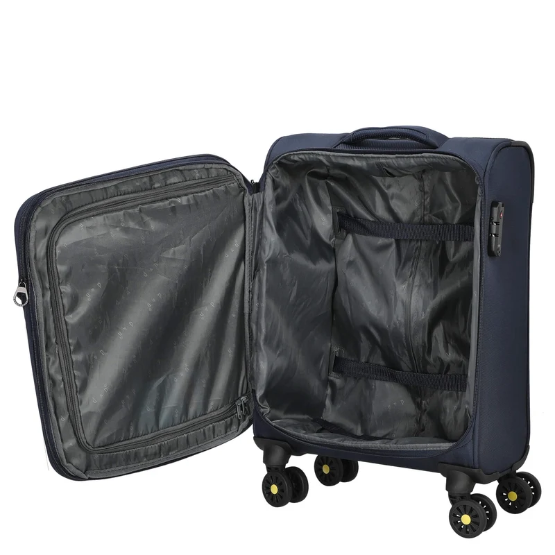 D&N Travel Line 9704 - Trolley de cabina con 4 ruedas S 55 cm (dark blue)