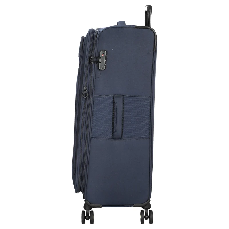 D&N Travel Line 9704 - Trolley de 4 ruedas L 78 cm expandible (dark blue)
