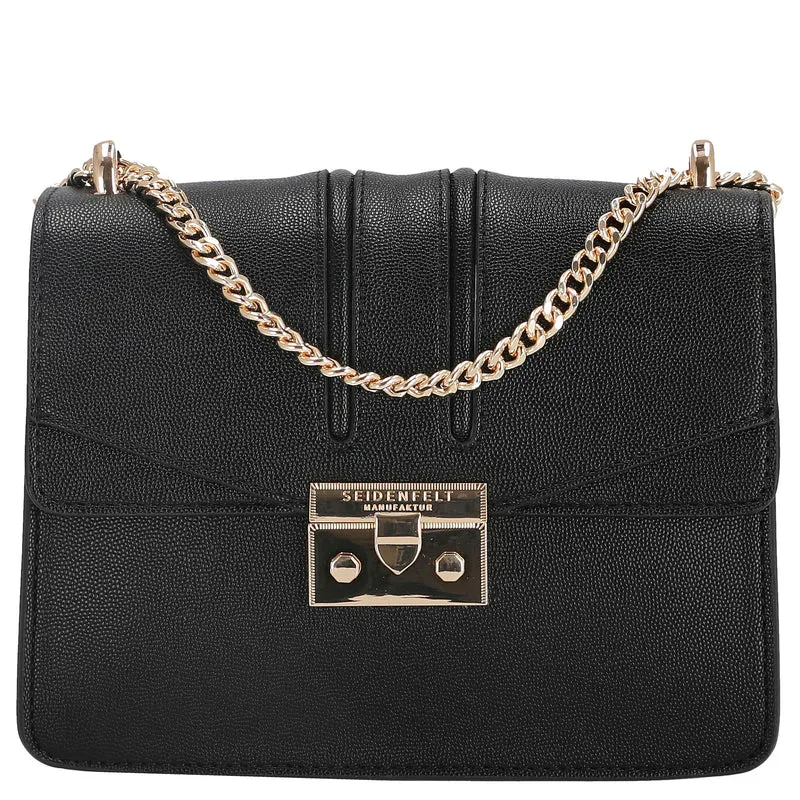 Seidenfelt Roros - Bolso de hombro 21 cm (black/gold)