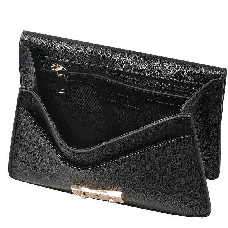 Seidenfelt Roros - Bolso de hombro 21 cm (black/gold)