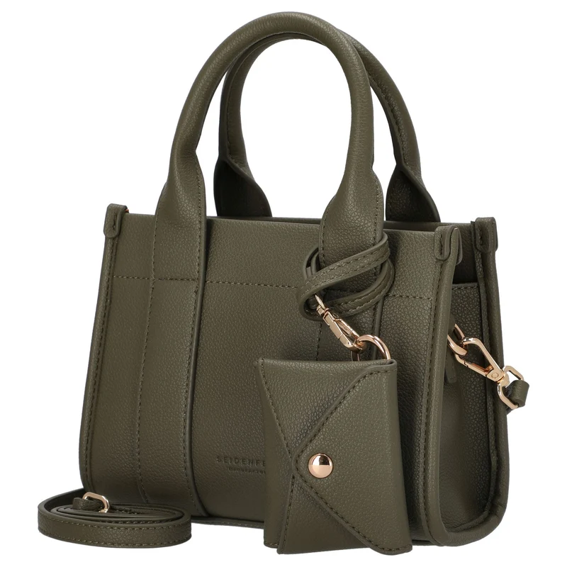 Seidenfelt Meloy Mini Tote - Bolso de mano 20 cm (olive)