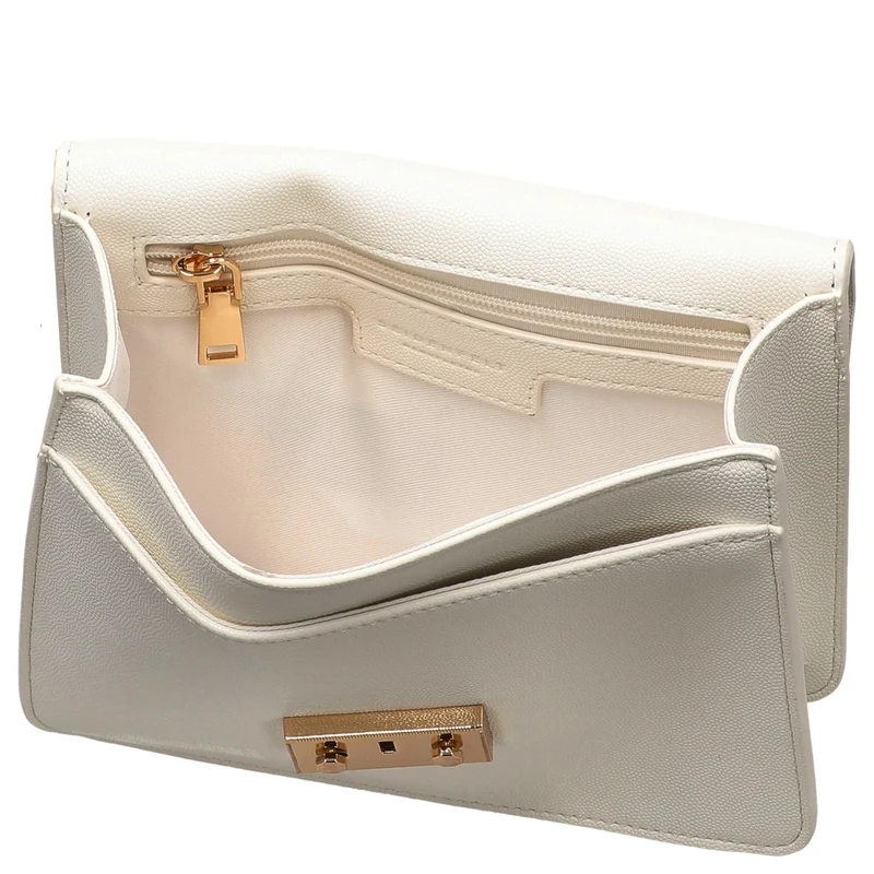 Seidenfelt Roros - Bolso bandolera 21 cm (soft cream)