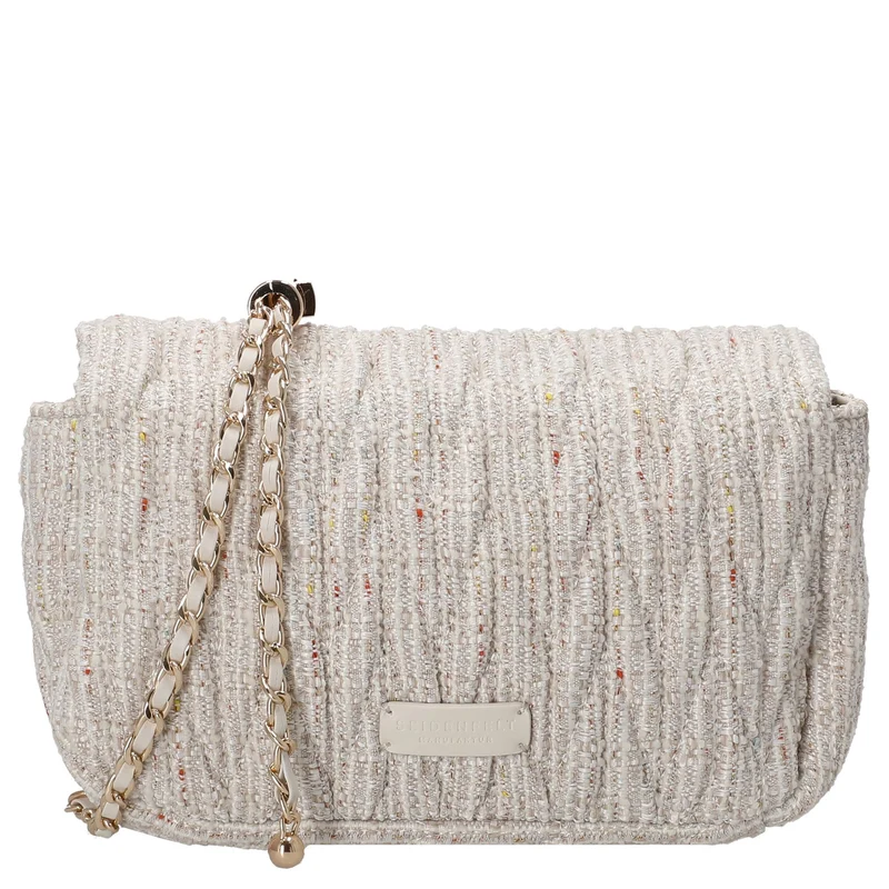 Seidenfelt Floro - Bolso bandolera 24 cm (happy beige)
