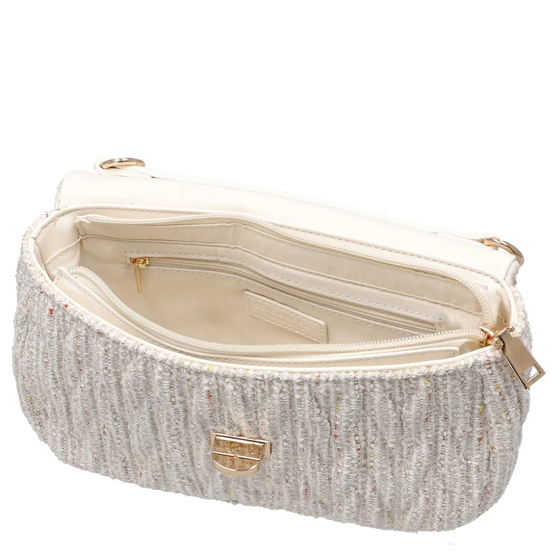 Seidenfelt Floro - Bolso bandolera 24 cm (happy beige)