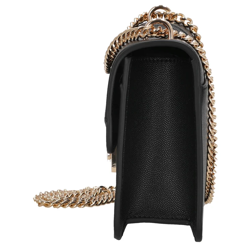 Seidenfelt Roros East-West - Bolso bandolera 23 cm (black/gold)