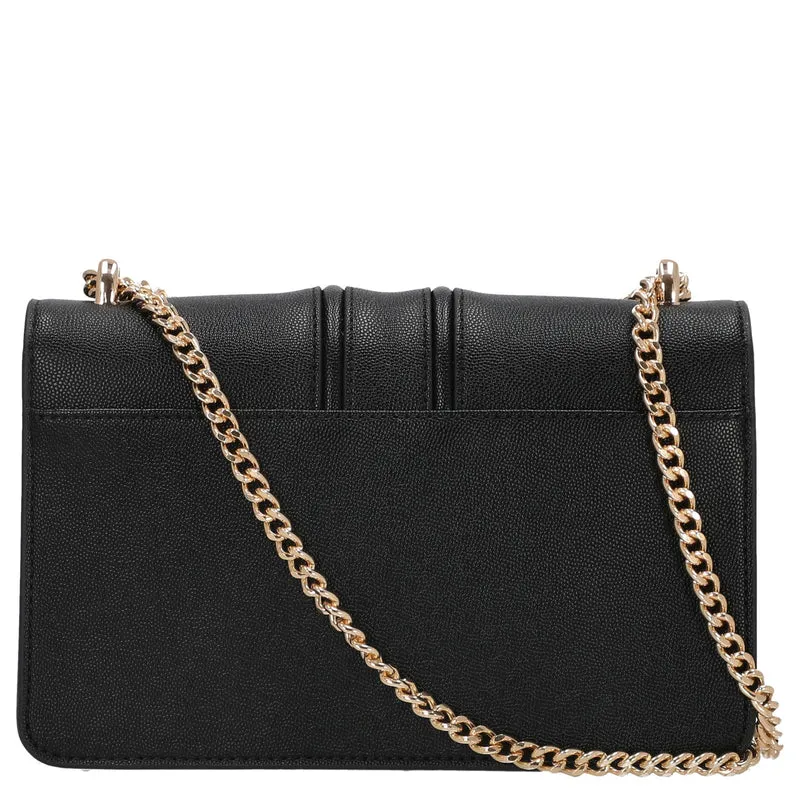 Seidenfelt Roros East-West - Bolso bandolera 23 cm (black/gold)