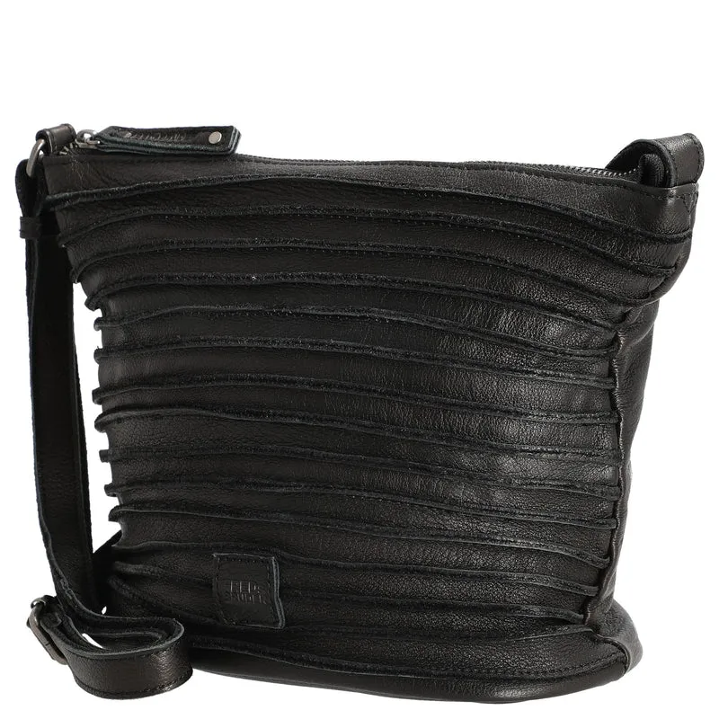 FREDsBRUDER Riffelinchen - Bolso de hombro 28 cm (black)